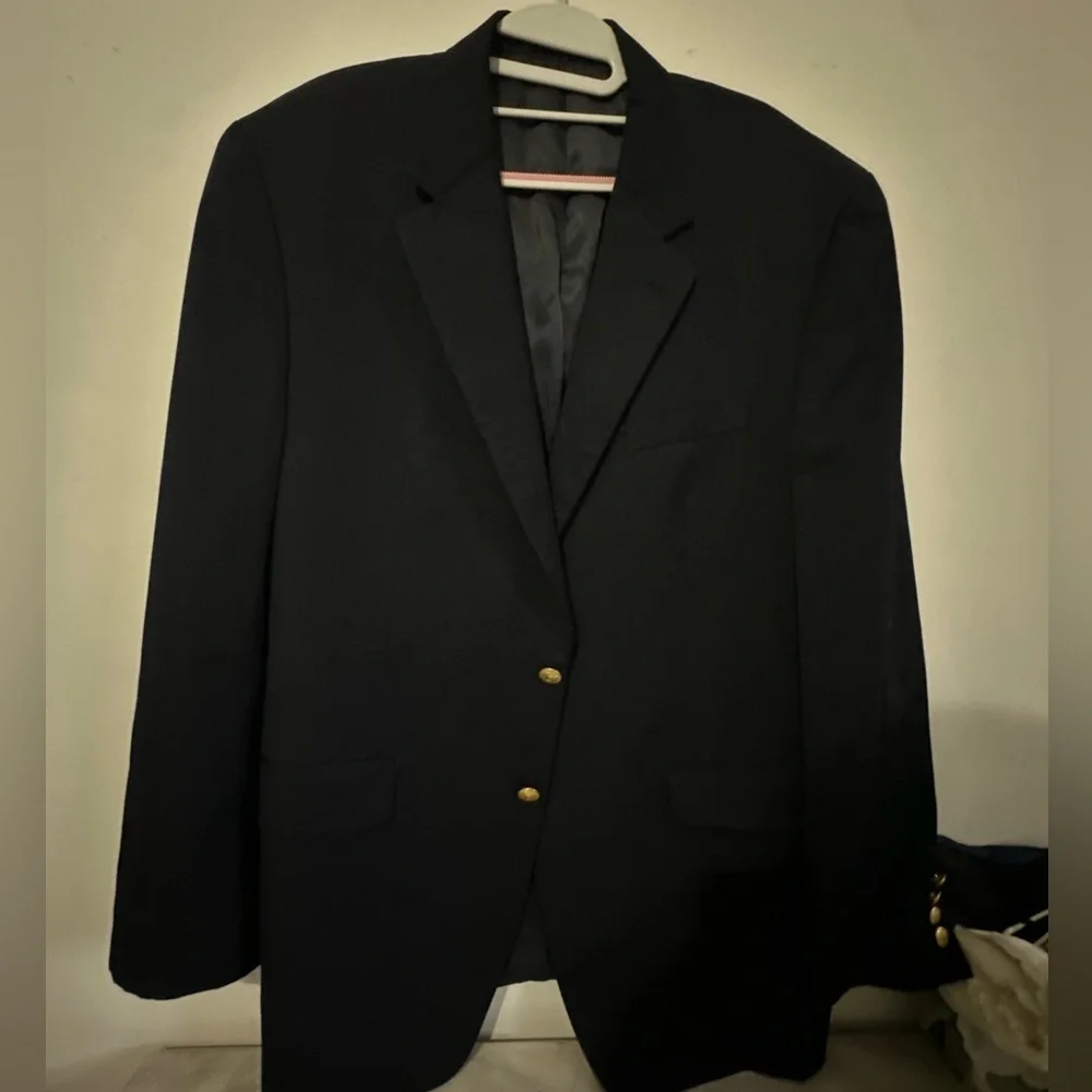 Ralph Lauren Navy Blazer with Gold Buttons